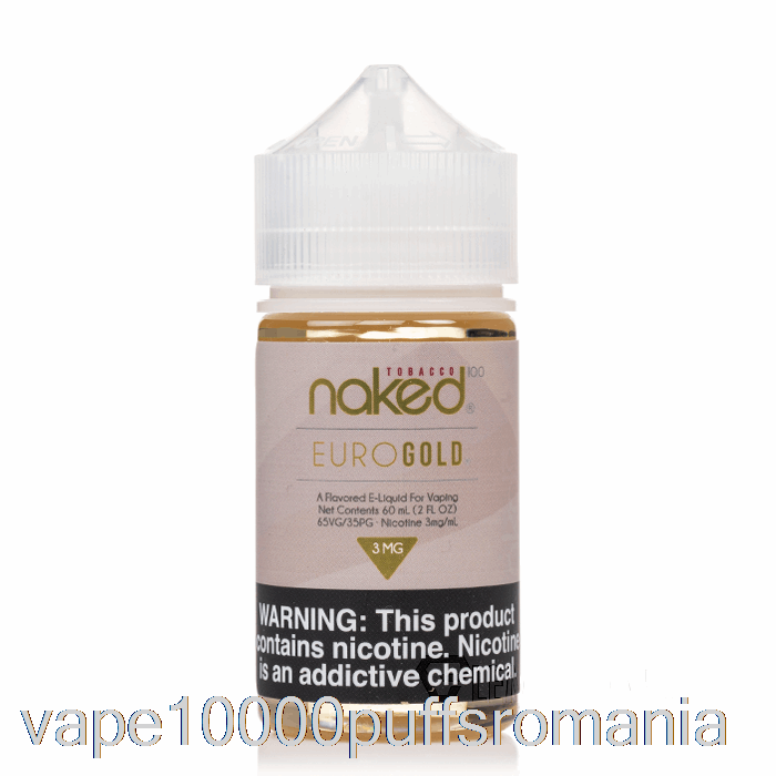 Vape Romania Euro Gold - Naked 100 Tobacco - 60ml 6mg